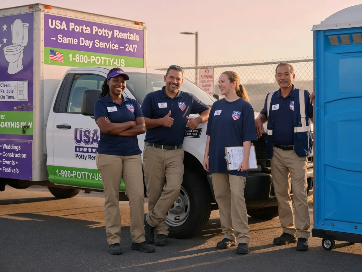 Porta Potty Rental company in New Munich, MN